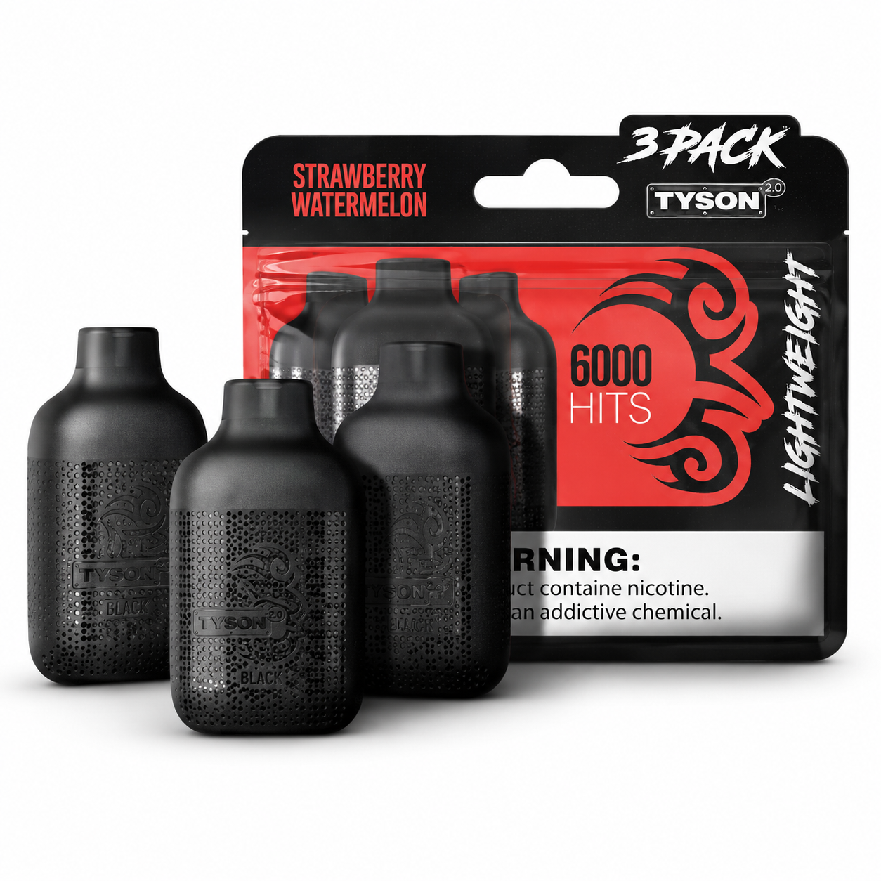 TYSON 3PACK 6,000 HITS