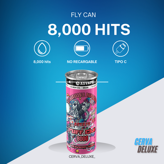 FLY CAN 8,000 HITS