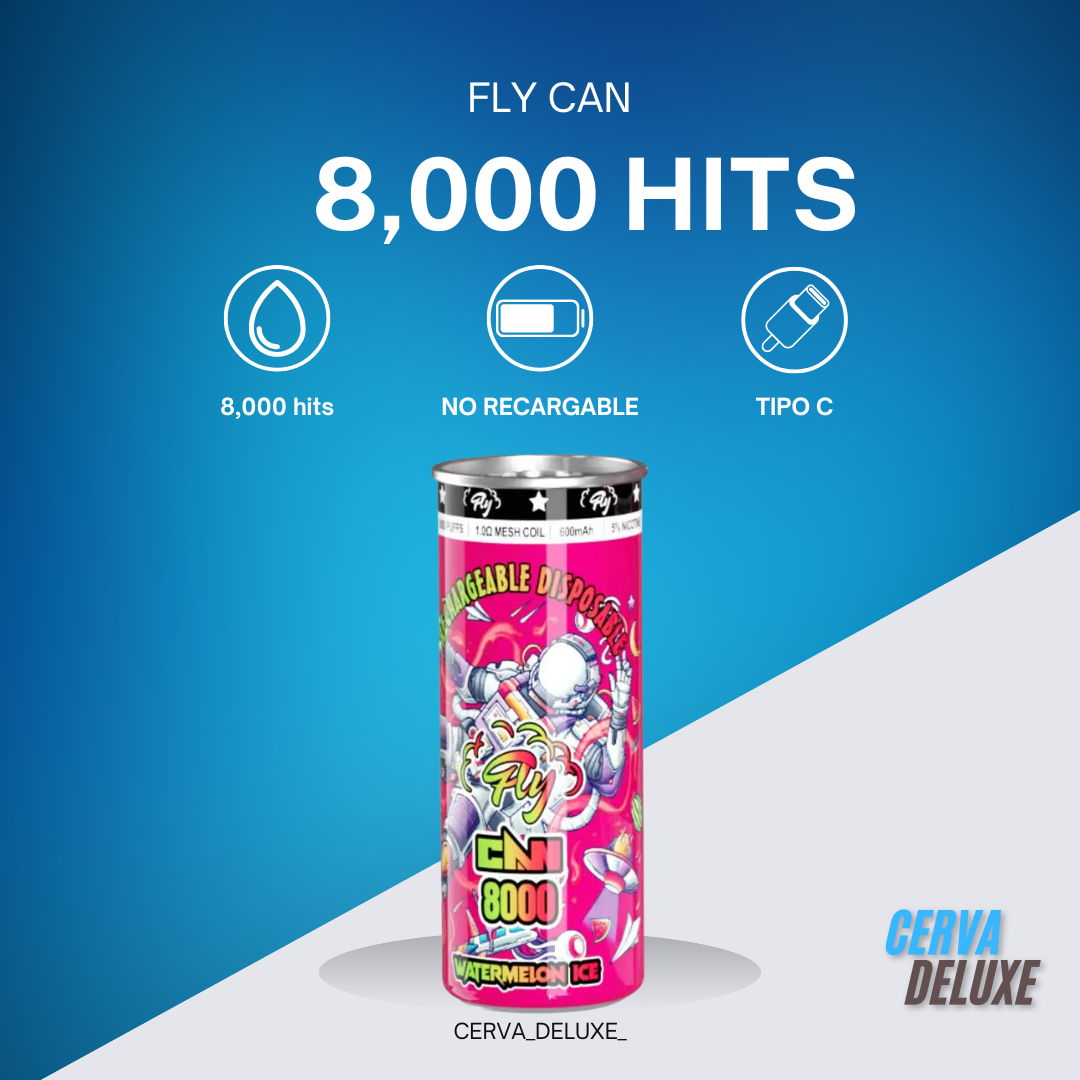 FLY CAN 8,000 HITS