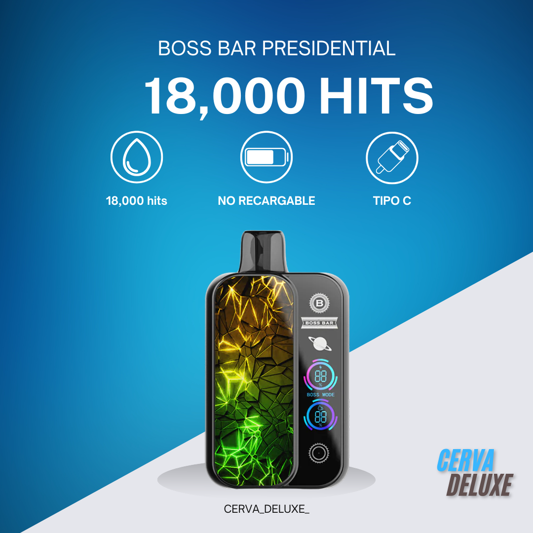 BOSS BAR PRESIDENTIAL 15,000 HITS